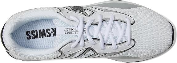 KSwiss Mens Tubes Sport WhiteBlackSilver 07924179M Training Shoe Brand New - AllSportsWearUSA