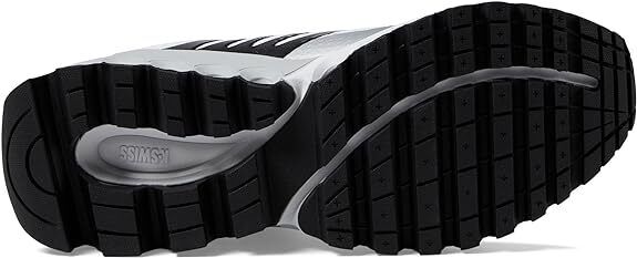 KSwiss Mens Tubes Sport WhiteBlackSilver 07924179M Training Shoe Brand New - AllSportsWearUSA