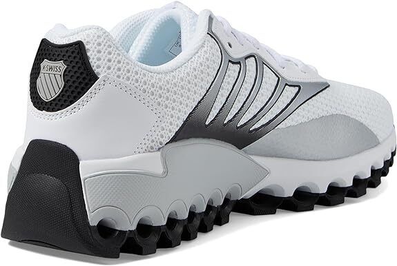 KSwiss Mens Tubes Sport WhiteBlackSilver 07924179M Training Shoe Brand New - AllSportsWearUSA