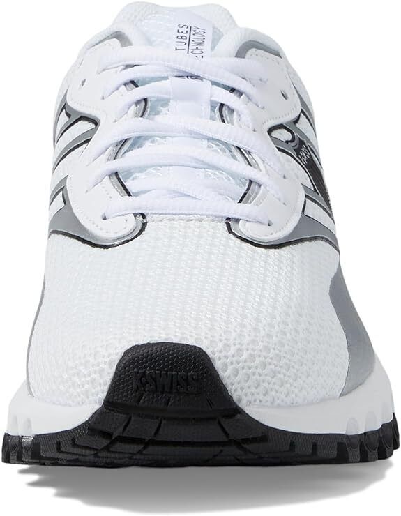 KSwiss Mens Tubes Sport WhiteBlackSilver 07924179M Training Shoe Brand New - AllSportsWearUSA