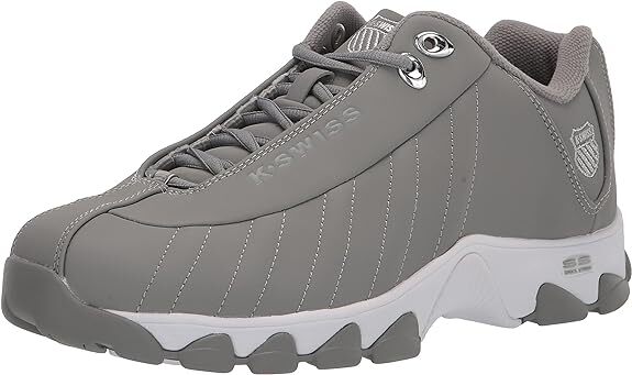 K-Swiss Mens ST329 CMF 03426-085 Neutral Gray/Silver Sneaker Brand New