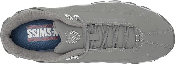 K-Swiss Mens ST329 CMF 03426-085 Neutral Gray/Silver Sneaker Brand New
