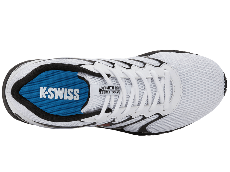 K-Swiss KSwiss Tubes Comfort 200 Running Shoe 07112-104 White/Black/Red