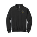 Kappa Alpha Theta Alumna Quarter Zip Sweatshirt - Black