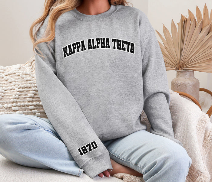 Kappa Alpha Theta Crewneck 1870