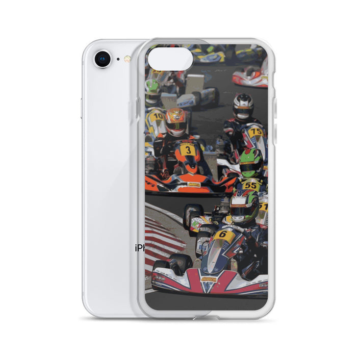 Kart Racing Group iPhone Case