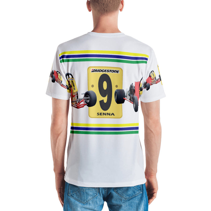 Kart Racing Senna's DAP Kart #9 Men's T-shirt