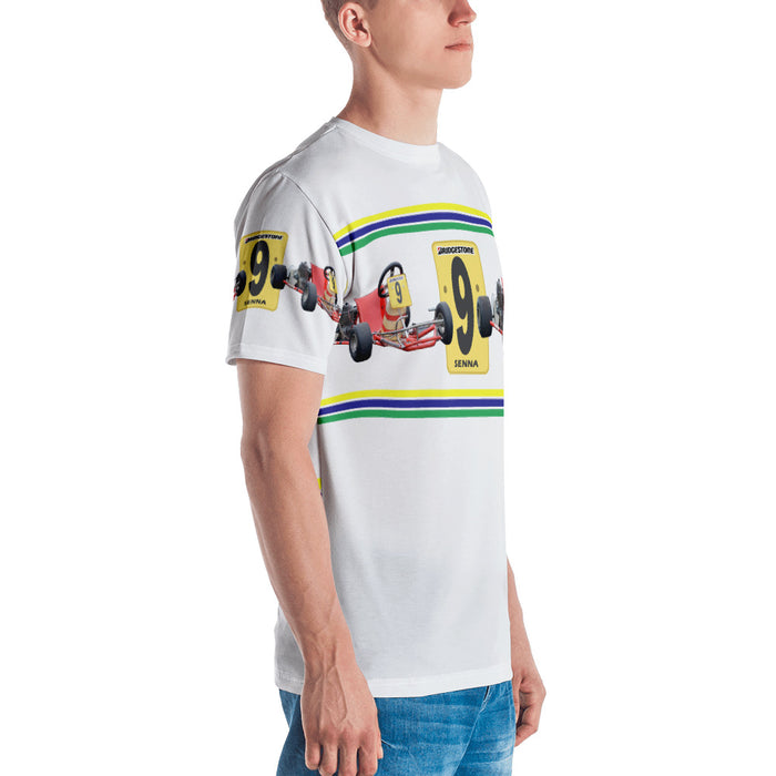 Kart Racing Senna's DAP Kart #9 Men's T-shirt