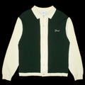 Grand Collection | Knit Button-Up Sweater Color : Cream / Forest