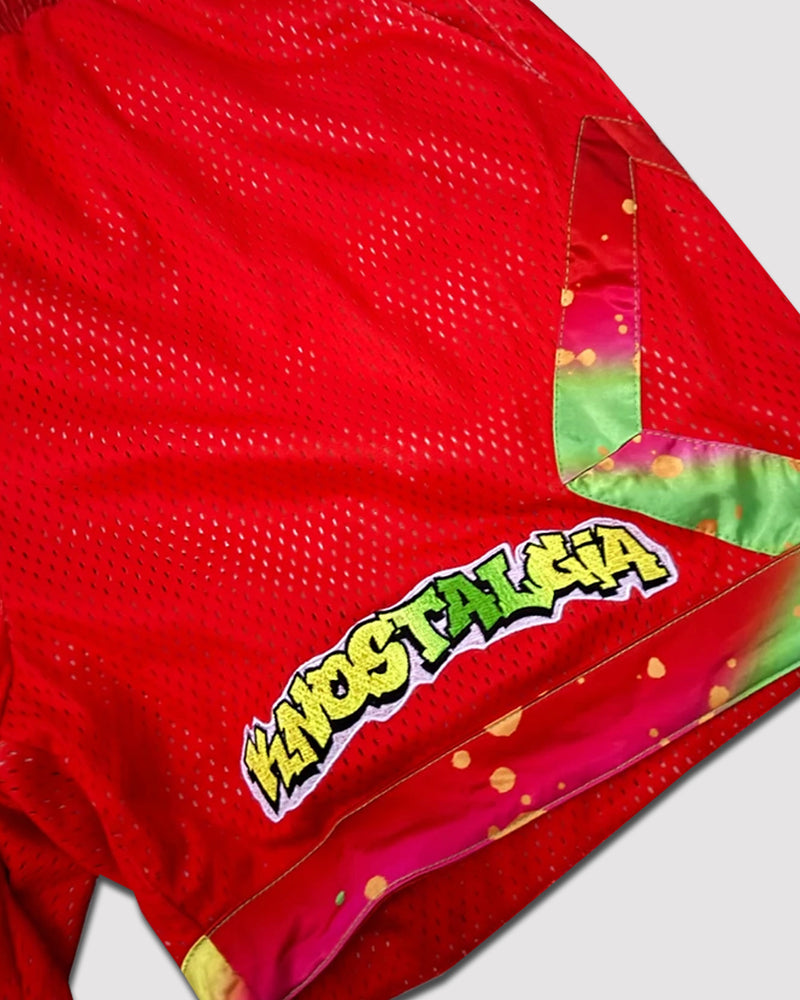 KNOSTALGIA BEL AIR SERIES SHORTS "SPORT RED"