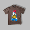 KNOSTALGIA GRILLZ SHIRT "BROWN"