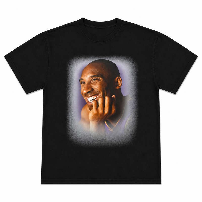 KOBE BRYANT PORTRAIT GRAPHIC TEE BLACK