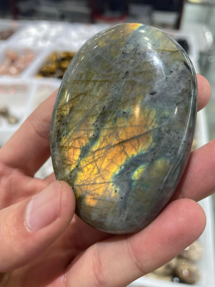 Labradorite palm
