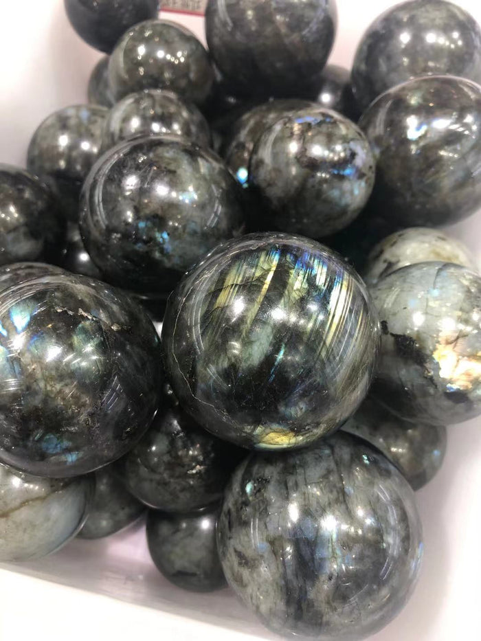 Labradorite sphere