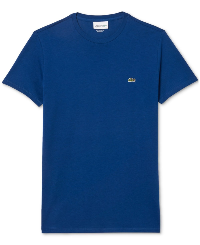 Lacoste Men's Crew Neck Pima Cotton T-Shirt TH6709-HBM Blue