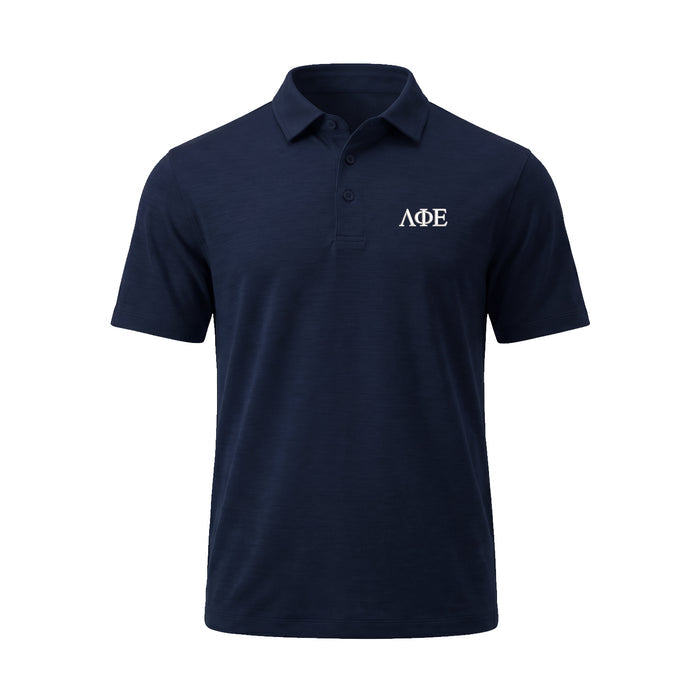 Lambda Phi Epsilon lululemon Evolution Short-Sleeve Polo - Nautical Navy