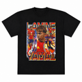 LAMINE YAMAL "YOUNG PLAYER OF THE TOURNAMENT" GRAPHIC TEE BLACK
