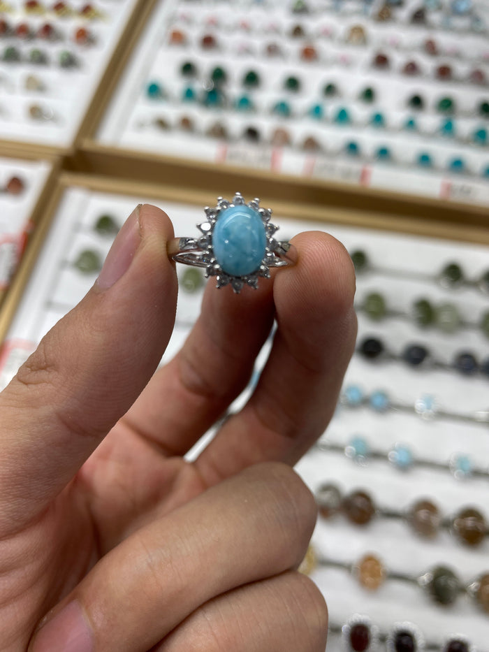 Larimar ring