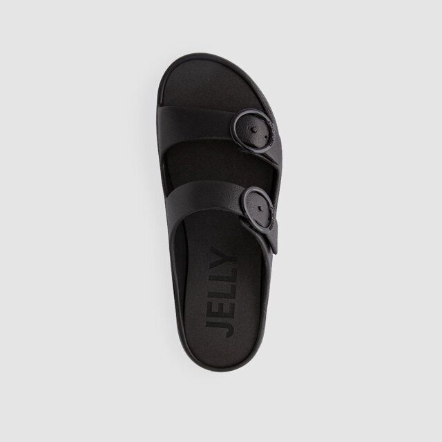 Lemon Jelly Women's Gaia GAIA 01 Size 37 Black Slide Sandal Brand New - AllSportsWearUSA