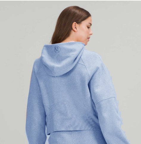 LIMITED EDITION Delta Phi Lambda lululemon Scuba Half-Zip Hoodie - Heather Prep Blue