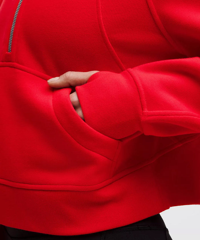 LIMITED EDITION Delta Xi Nu lululemon Scuba Oversized Half-Zip Hoodie - True Red