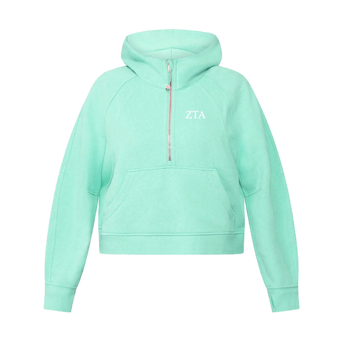LIMITED EDITION Zeta Tau Alpha lululemon Scuba Half-Zip Hoodie - Tranquil Blue