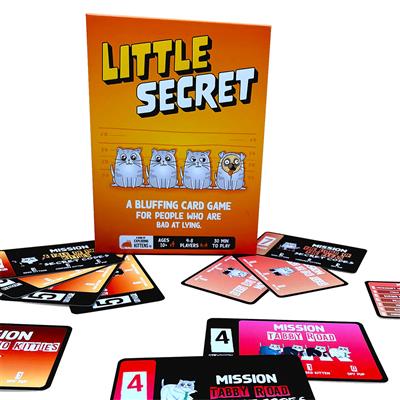 Little Secret Bluffing Card Game for People Bad at Lying