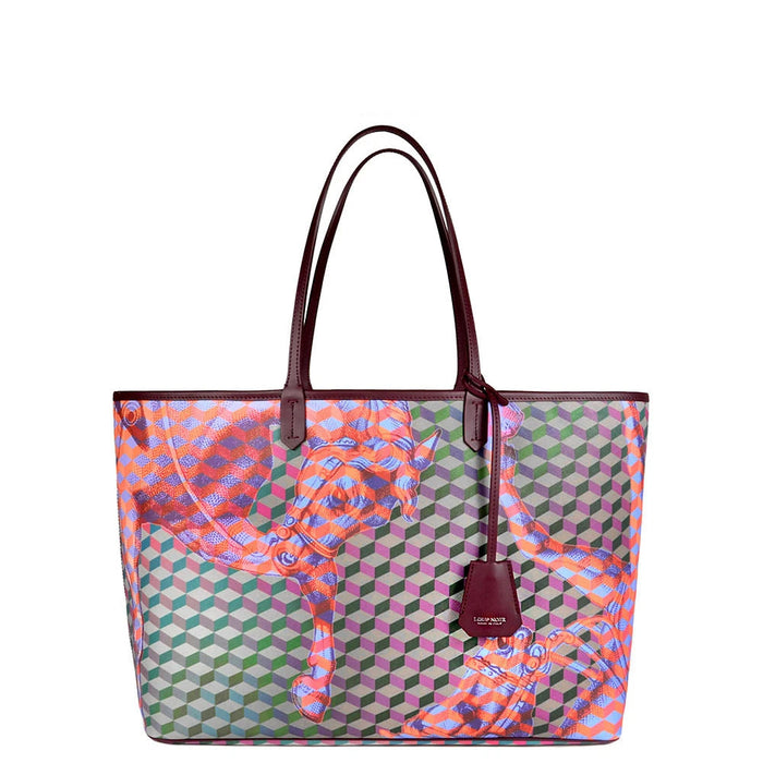 Lono Large Tote Bag with Horse Motif