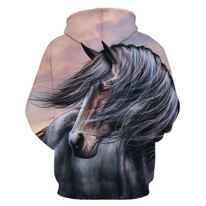 Lorenzo Horse Art Hoodie - Dogs and Horses