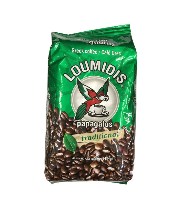 Loumidis Papagalos Traditional Greek Coffee / Cafe Grec - 454 Gm - Daily Fresh Grocery