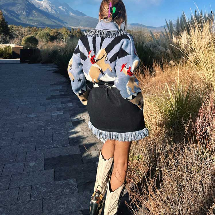 Lozen Oversized Cardigan Jacket