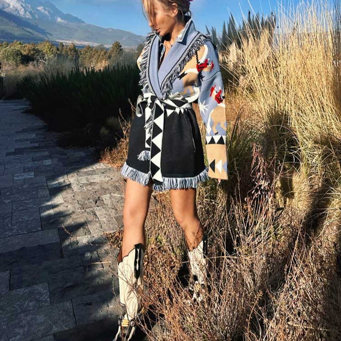 Lozen Oversized Cardigan Jacket