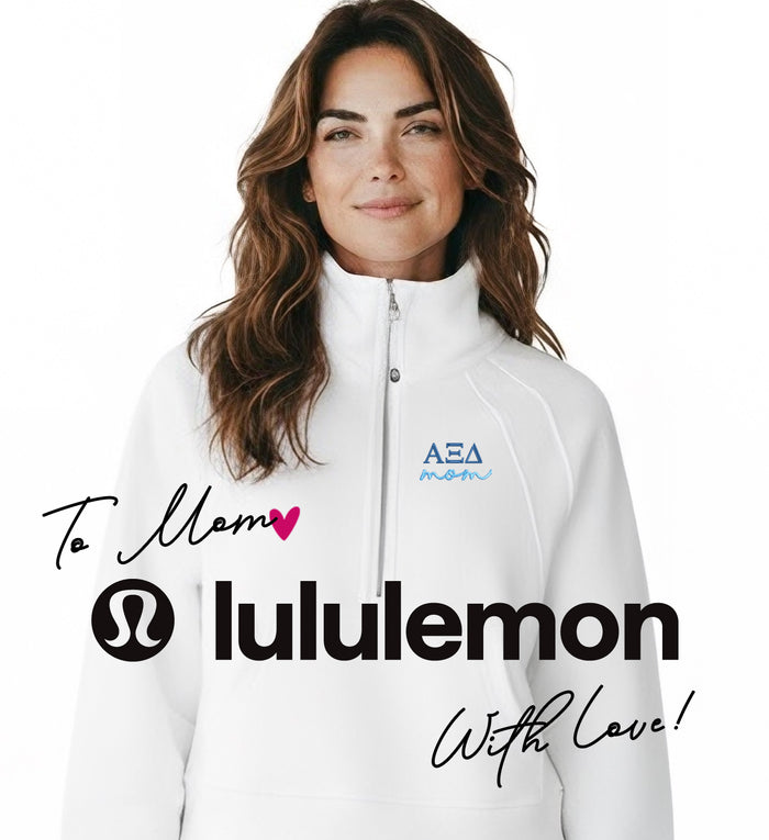 lululemon MOM Scuba Oversized Funnel-Neck Half Zip - White