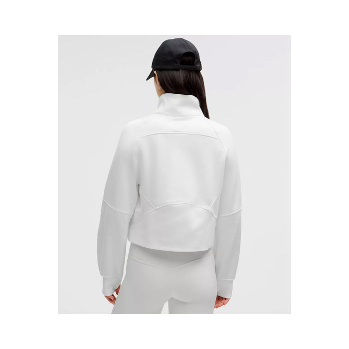 lululemon MOM Scuba Oversized Funnel-Neck Half Zip - White