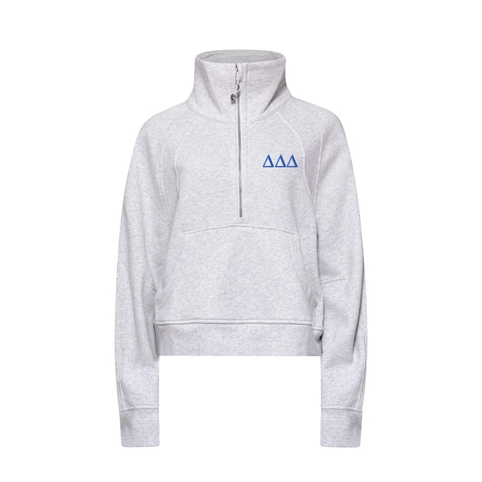 lululemon Scuba Oversized Funnel-Neck Half Zip - Heathered Core Ultra Grey