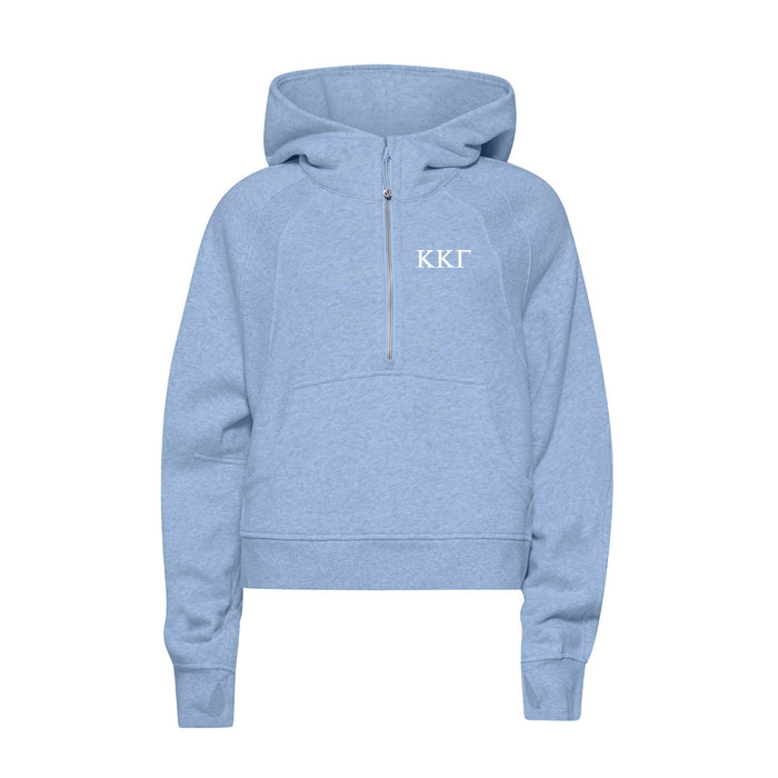 lululemon Scuba Oversized Half-Zip Hoodie - Heather Prep Blue