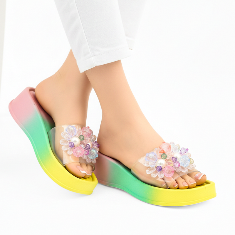 M0858 beads slipper