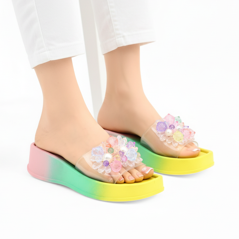M0858 beads slipper