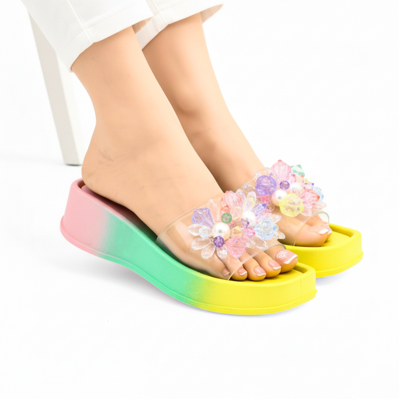 M0858 beads slipper