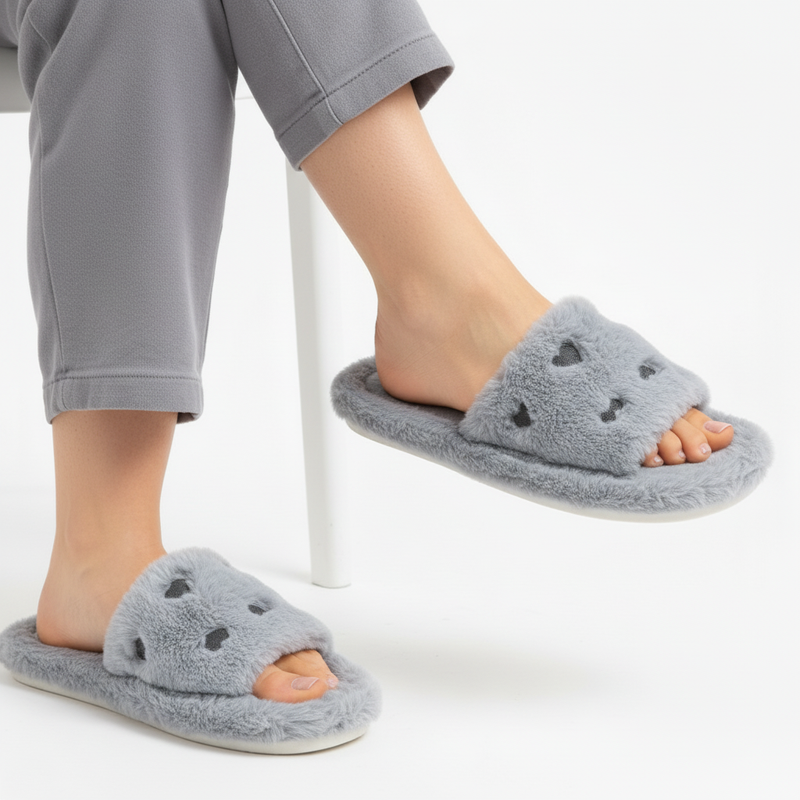 M0924 fur slipper