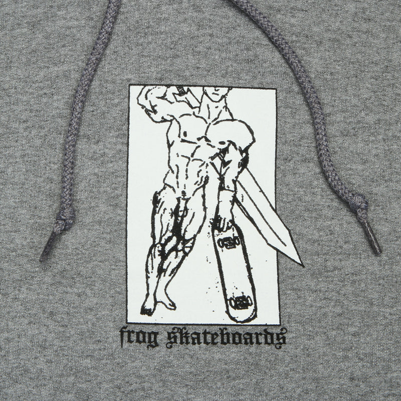 Frog Medieval Sk8lord Hoodie Grey