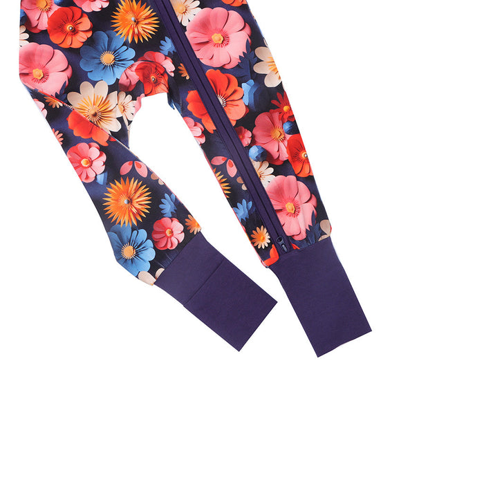 Midnight Blooms- Convertible Romper