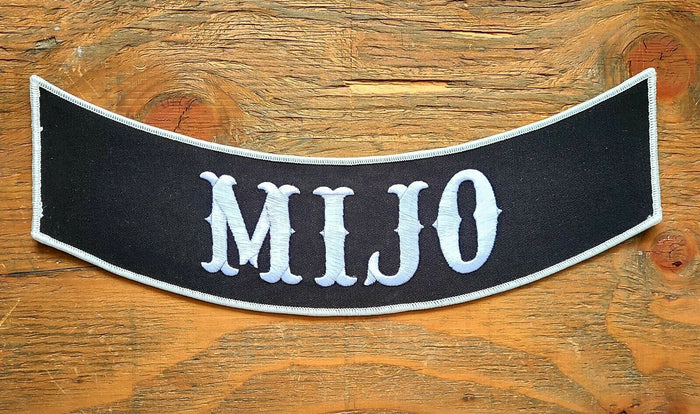 MIJO BIKER ROCKER PATCH 12"X3"