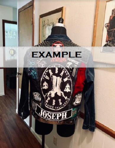 MIJO BIKER ROCKER PATCH 12"X3"