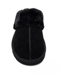 Minnetonka Moccasins 3329 - Women's Sheepskin Slide - Black
