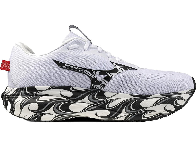 Mizuno Unisex Wave Rider 30 Anniversary Edition Running Shoes White / Black