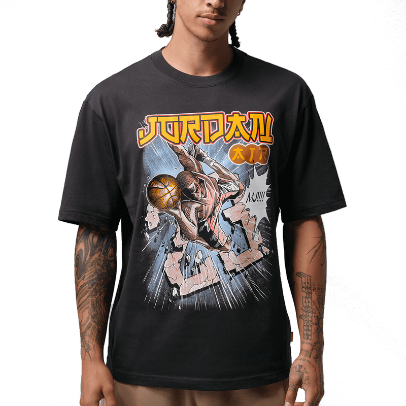 MJ BROOKLYN 85 ANIME T-SHIRT OFF NOIR
