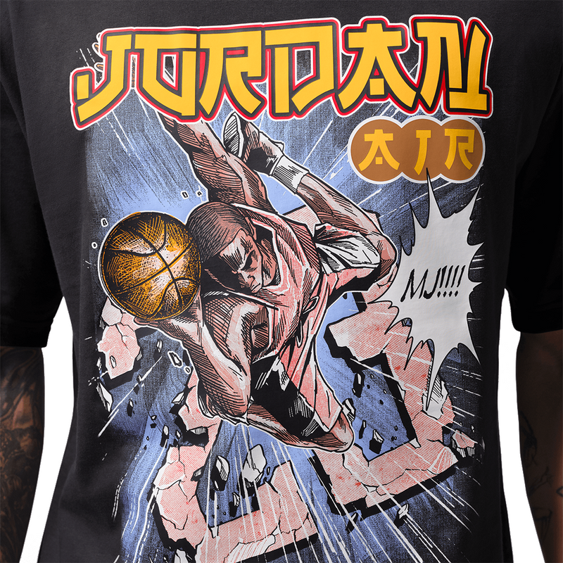 MJ BROOKLYN 85 ANIME T-SHIRT OFF NOIR