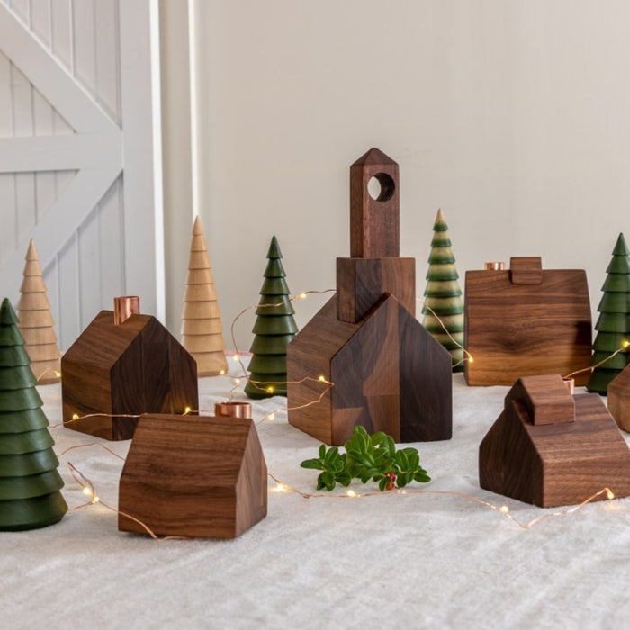 Modern Christmas Village - Barn