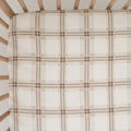 Muslin Crib Sheet | Ellis Plaid